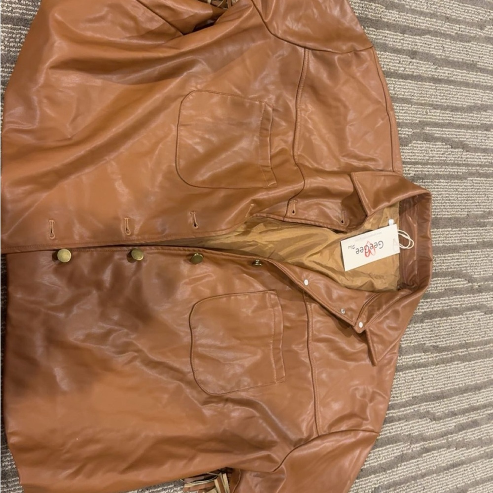 Women's Brown Leather Jacket